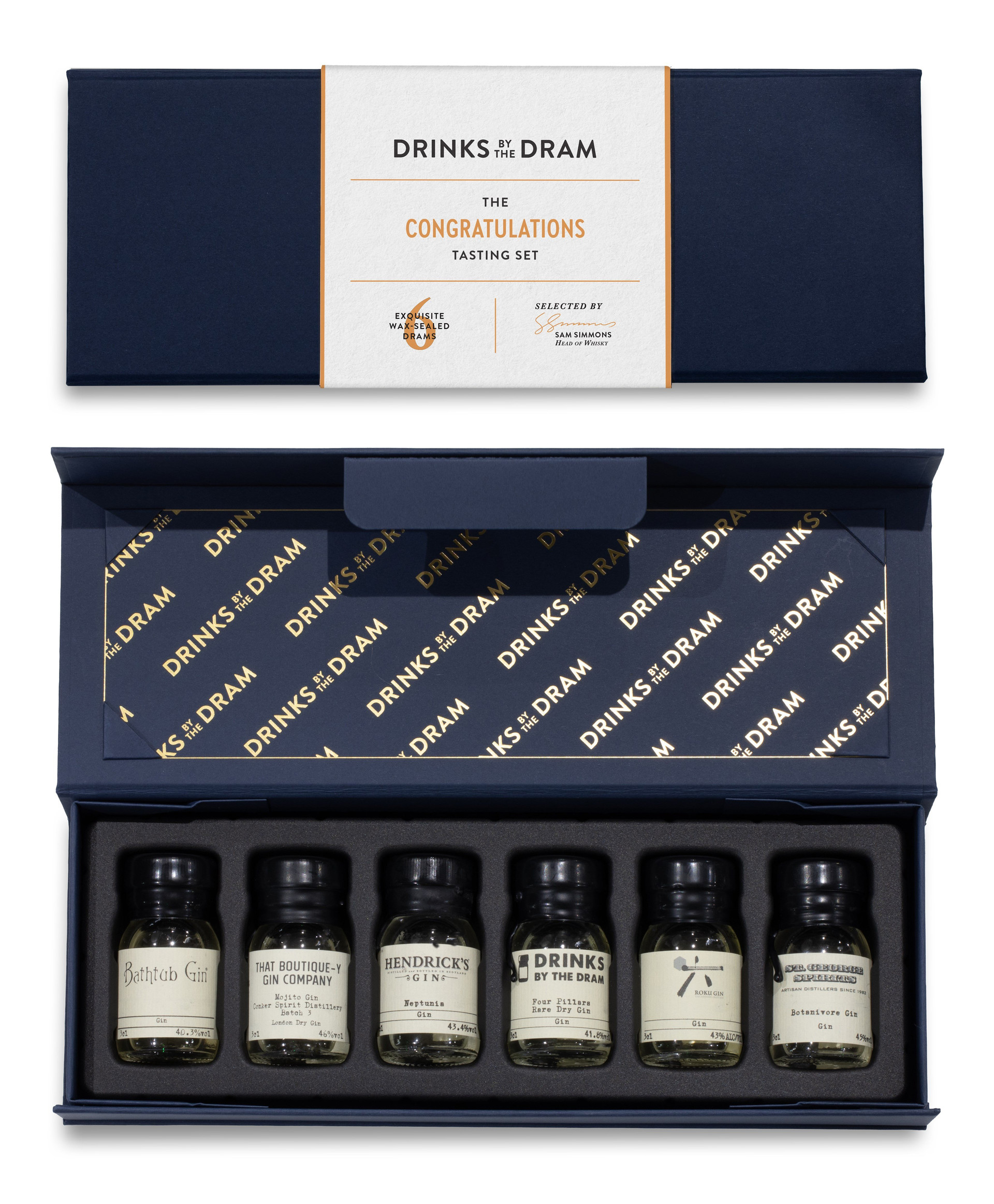 Congratulations Gin Tasting Set (Blue)