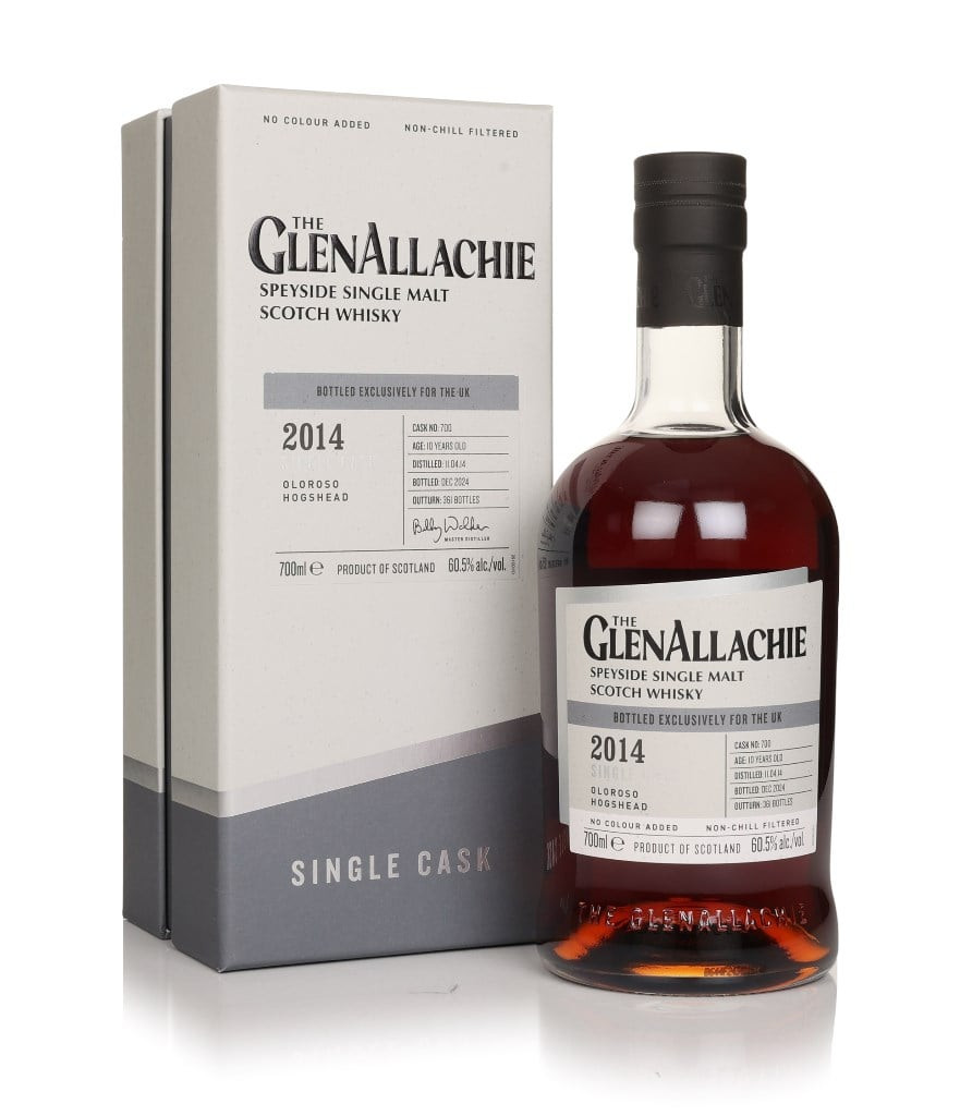 GlenAllachie 10 Year Old 2014 (cask 700) - Oloroso Single Cask 70cl