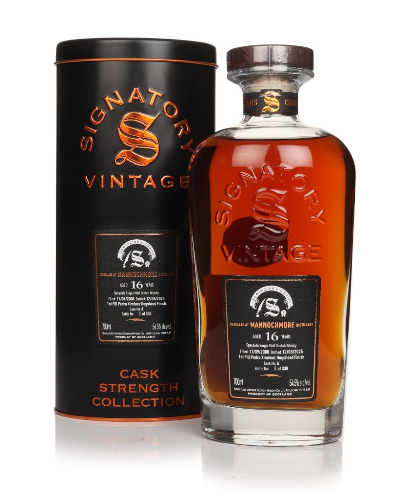 Mannochmore 16 Year Old 2008 (cask 6) - Cask Strength Collection (Signatory) 70cl