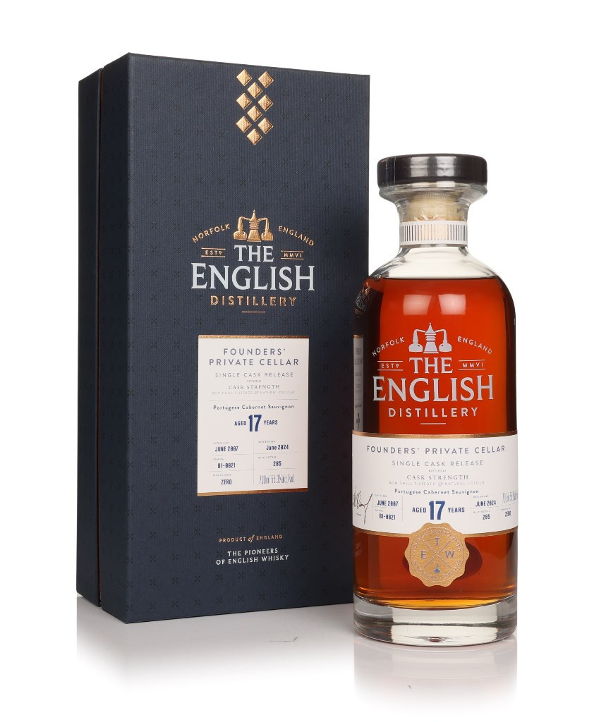 The English 15 Year Old 2007 (cask DM003) Founders' Private Cellar