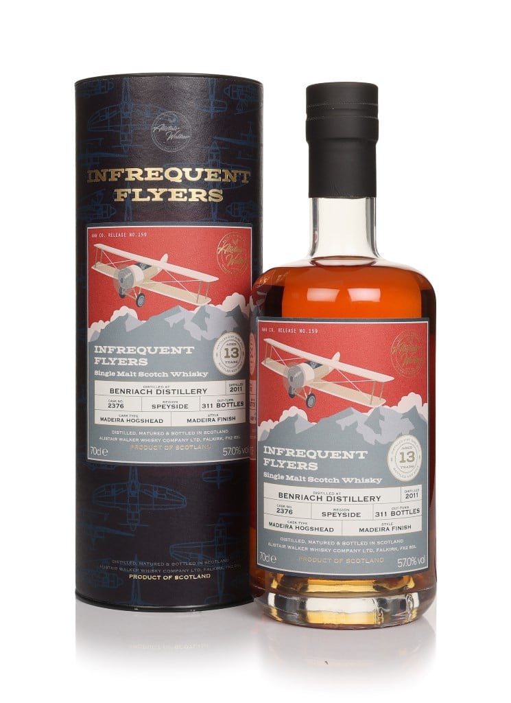 BenRiach 13 Year Old 2011 (cask 2376) - Infrequent Flyers (Alistair Walker) 70cl