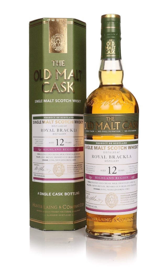 Royal Brackla 12 Year Old 2012 (cask HL21539) - Old Malt Cask (Hunter Laing) 70cl