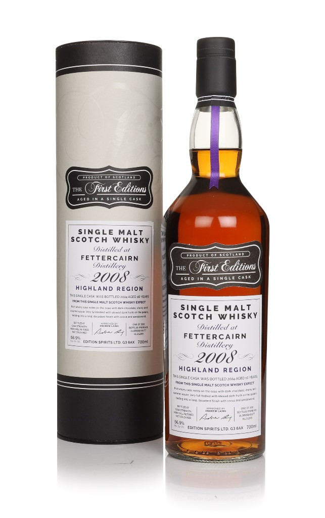 Fettercairn 16 Year Old 2008 (cask HL21245) - The First Editions (Hunter Laing) 70cl