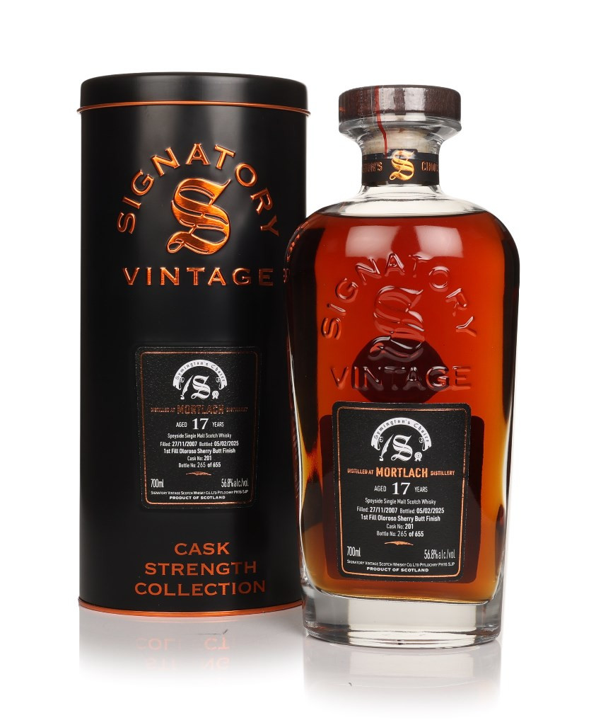 Mortlach 17 Year Old 2007 (cask 201) - Cask Strength Collection (Signatory) 70cl