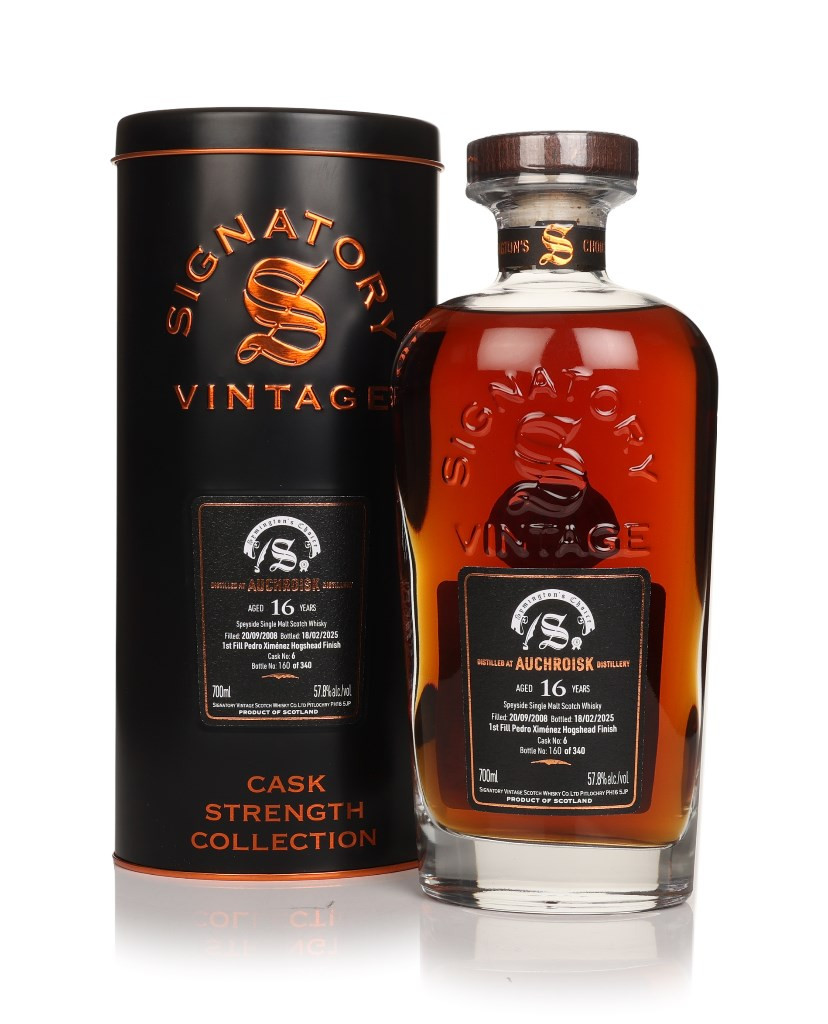 Auchroisk 16 Year Old 2008 (cask 6) - Cask Strength Collection (Signatory) 70cl
