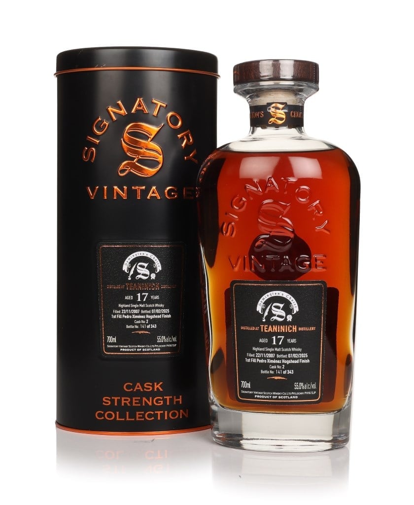 Teaninich 17 Year Old 2007 (cask 2) - Cask Strength Collection (Signatory) 70cl