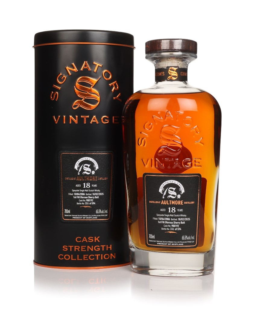 Aultmore 18 Year Old 2006 (cask 900192) - Cask Strength Collection (Signatory) 70cl
