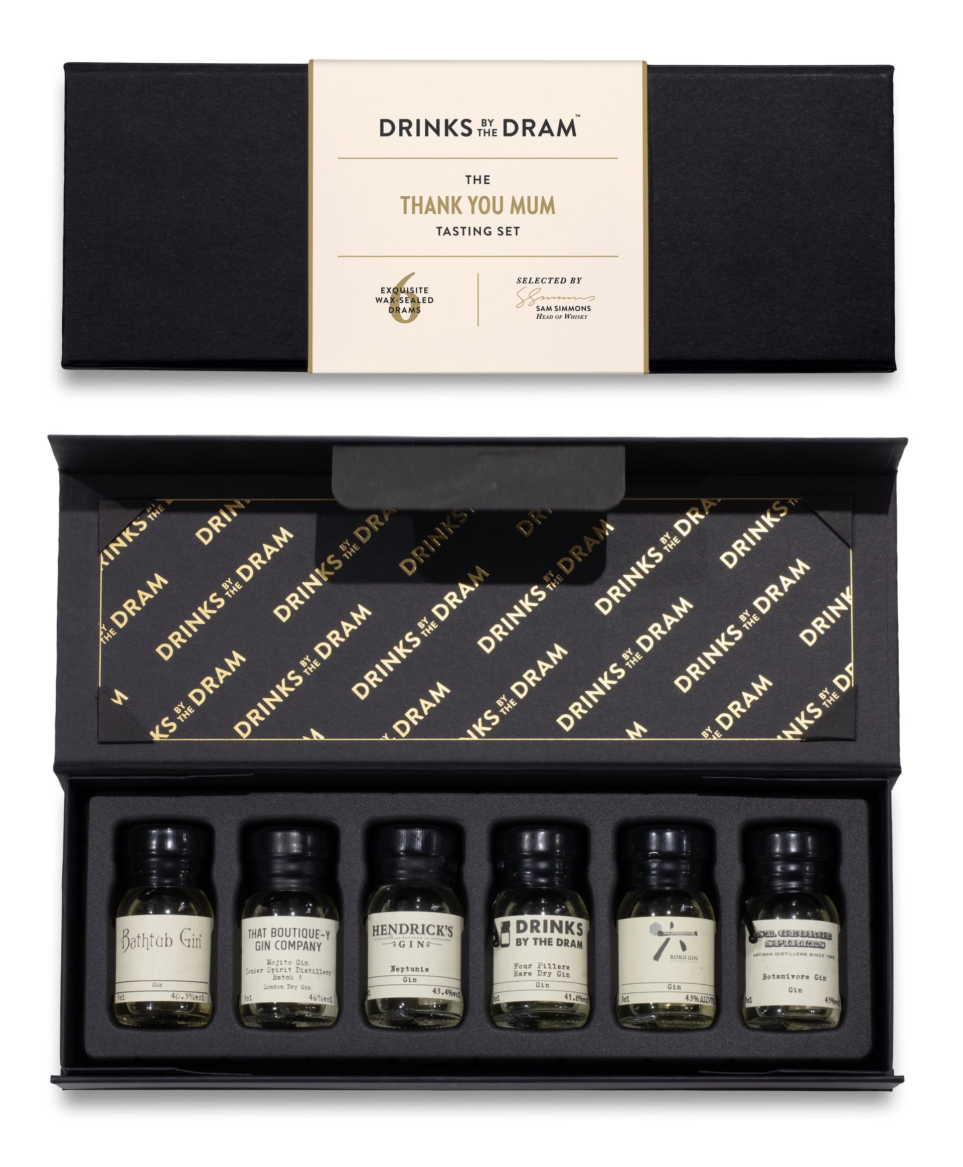 Thank You Mum Gin Tasting Set (Black)
