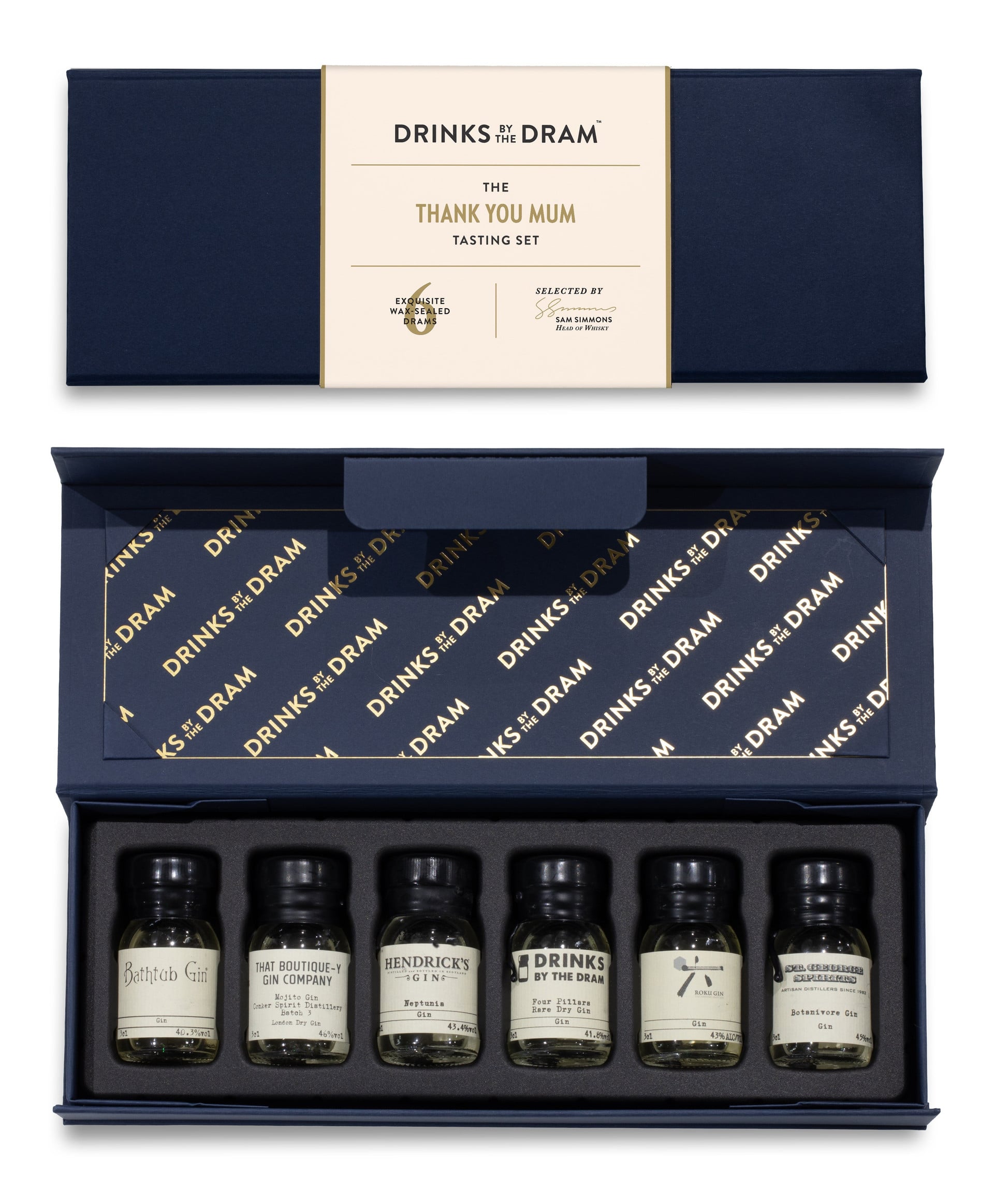 Thank You Mum Gin Tasting Set (Blue)