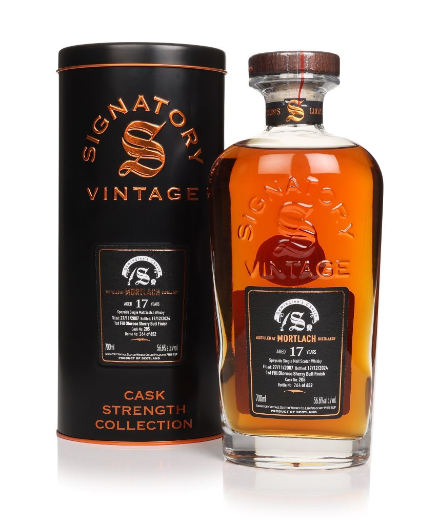 Mortlach 17 Year Old 2007 (cask 205) - Cask Strength Collection (Signatory)