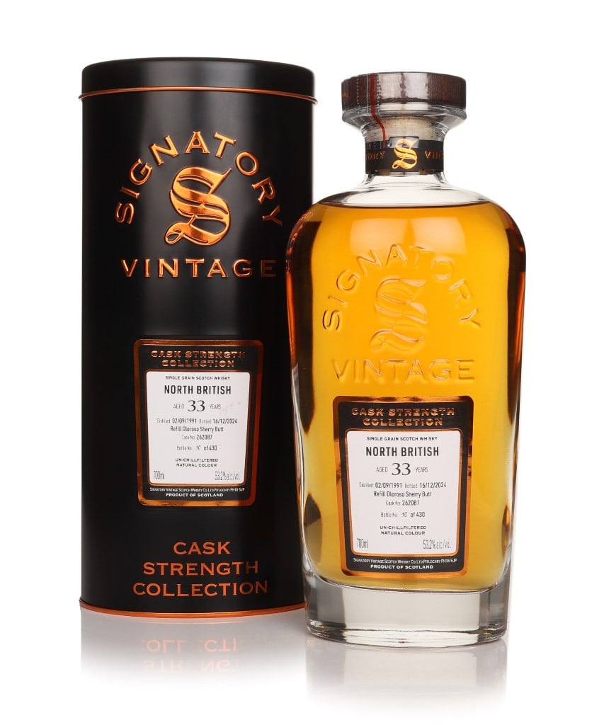 North British 33 Year Old 1991 (cask 262087) - Cask Strength Collection (Signatory) 70cl