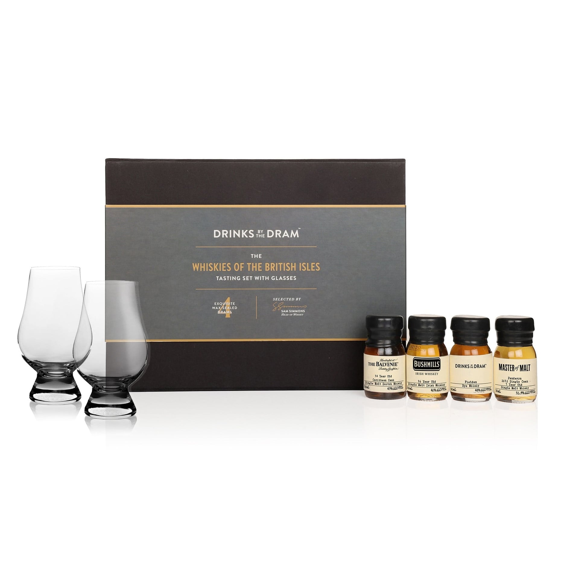 The Whiskies of the British Isles Tasting Set with Glasses