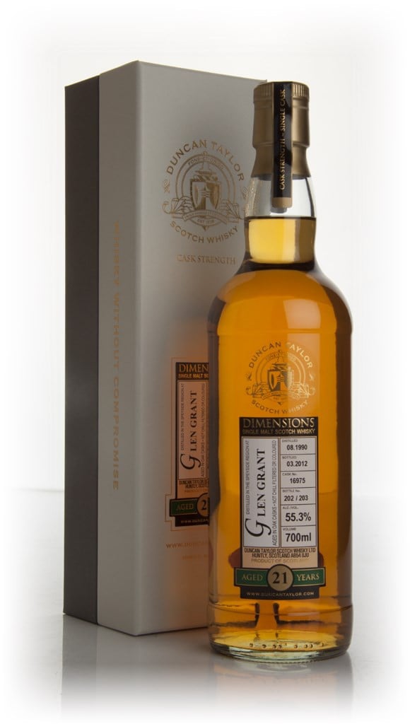 Glen Grant 21 Year Old 1990 - Dimensions (Duncan Taylor) 70cl
