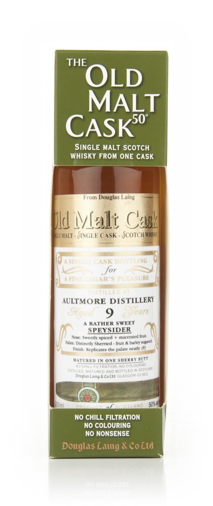 Aultmore 9 Year Old Cigar Malt - Old Malt Cask (Douglas Laing) 20cl 50cl