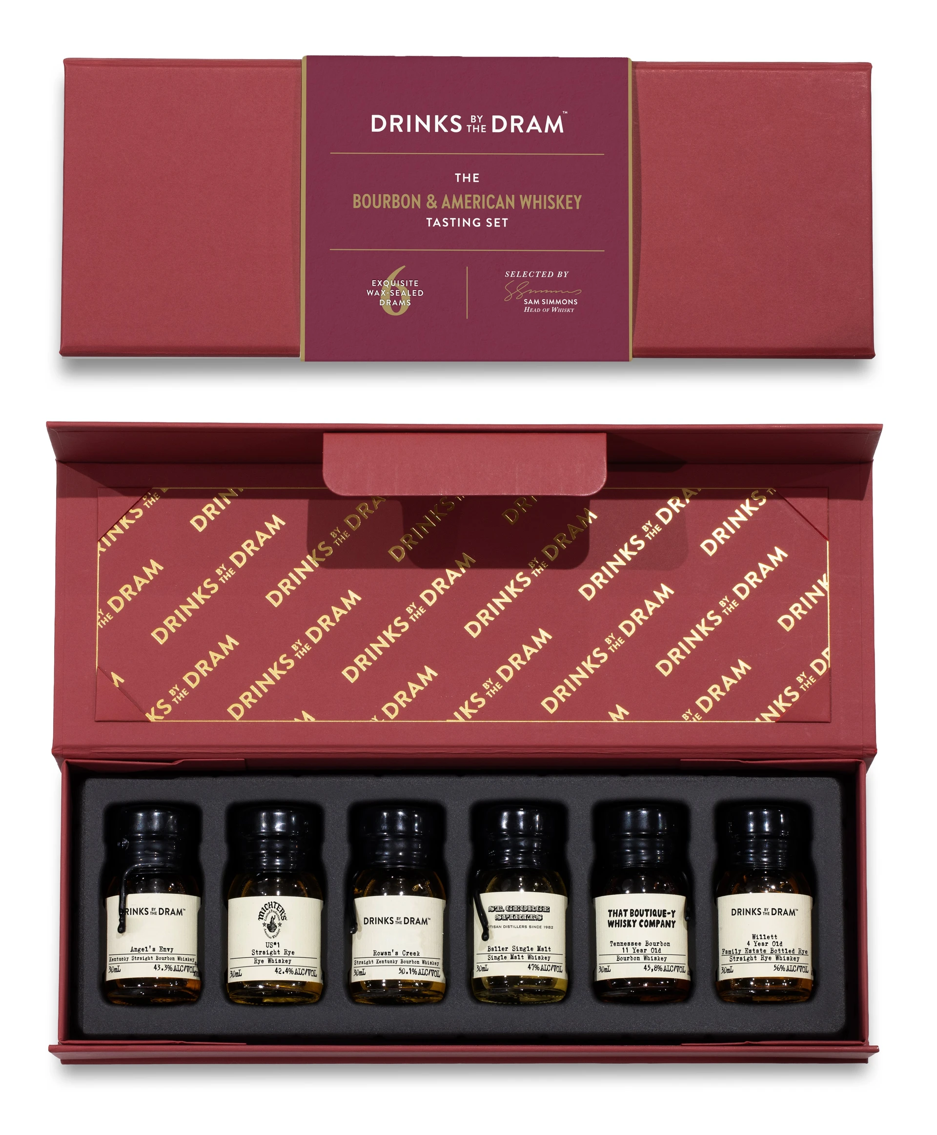 The Premium Bourbon 6 Dram Tasting Set