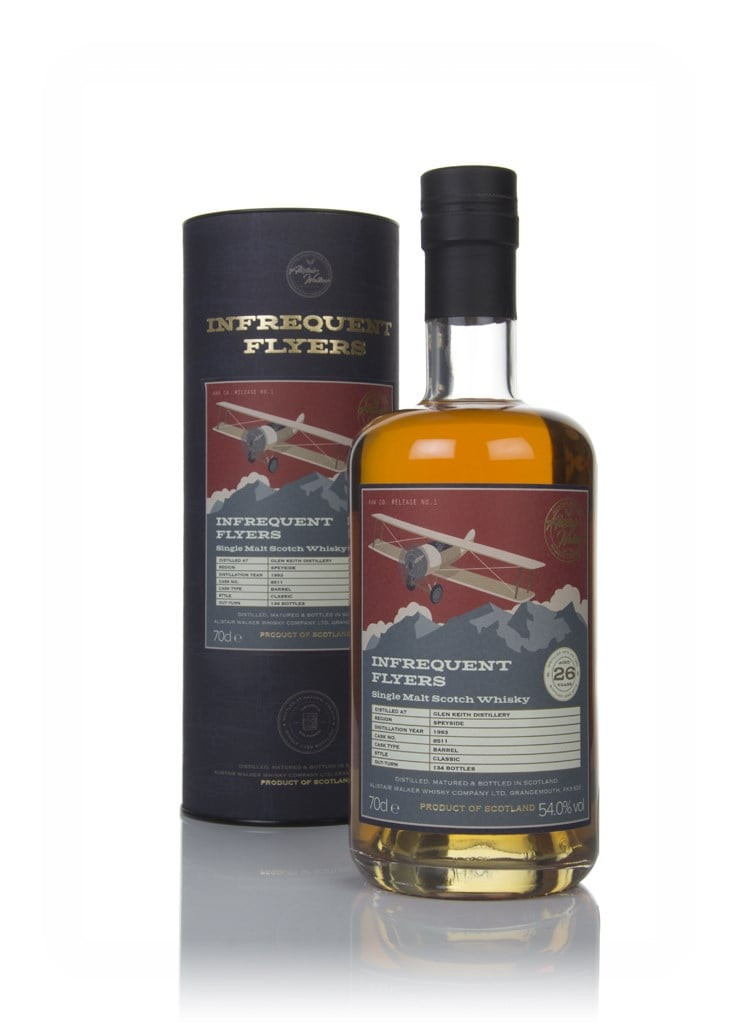 Glen Keith 26 Year Old 1993 (cask 8511) - Infrequent Flyers (Alistair Walker) 70cl