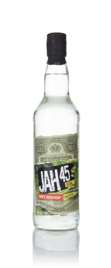 Jah45 White Overproof Rum 70cl