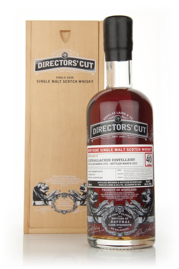 Glenallachie 40 Year Old 1972 (cask 8217) - Directors' Cut (Douglas Laing) 70cl