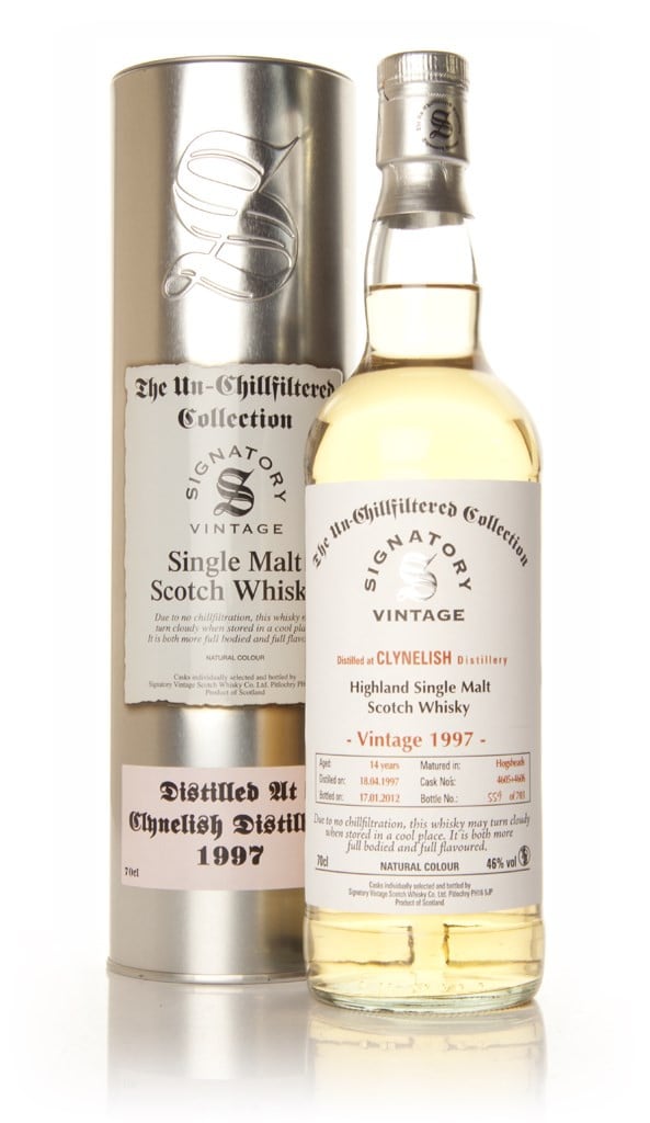 Clynelish 14 Year Old 1997 - Un-Chillfiltered (Signatory) 70cl