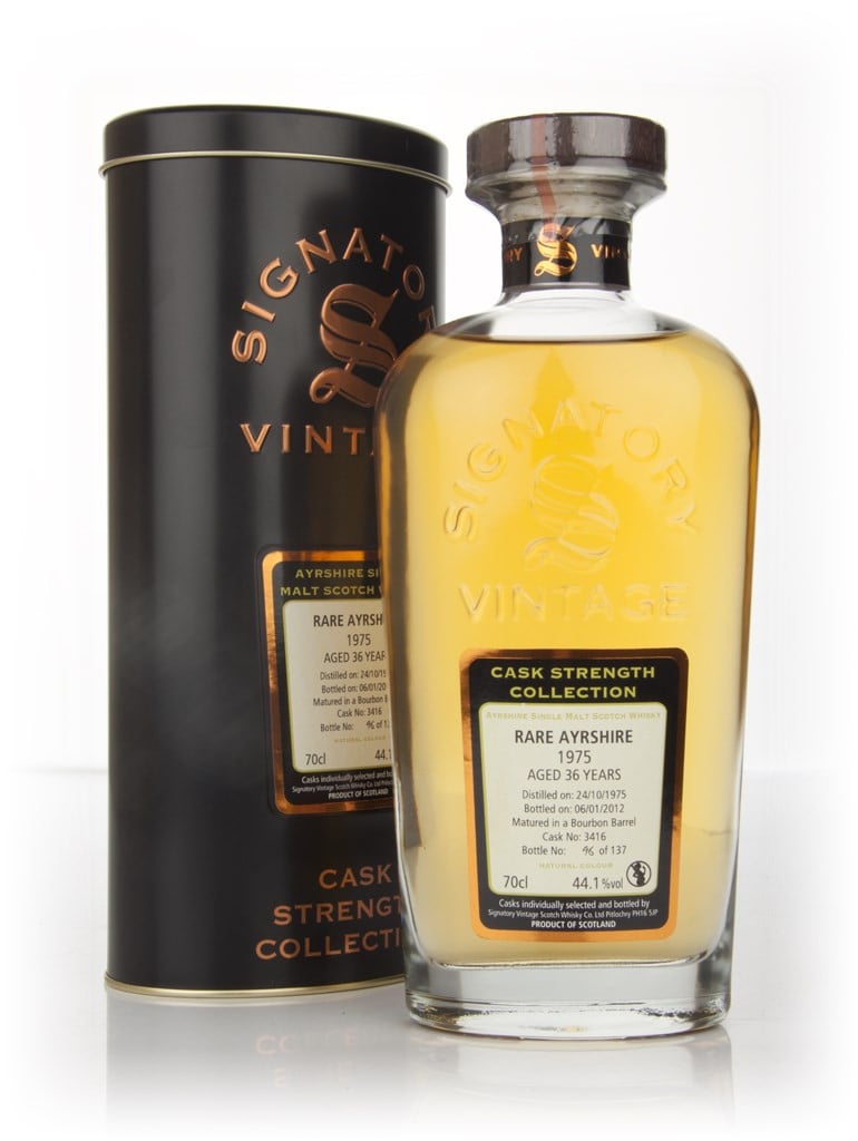 Rare Ayrshire (Ladyburn) 36 Year Old 1975 (cask 3416) - Cask Strength Collection (Signatory) 70cl