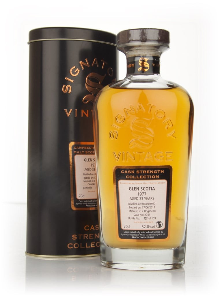 Glen Scotia 33 Year Old 1977 - Cask Strength Collection (Signatory) 70cl