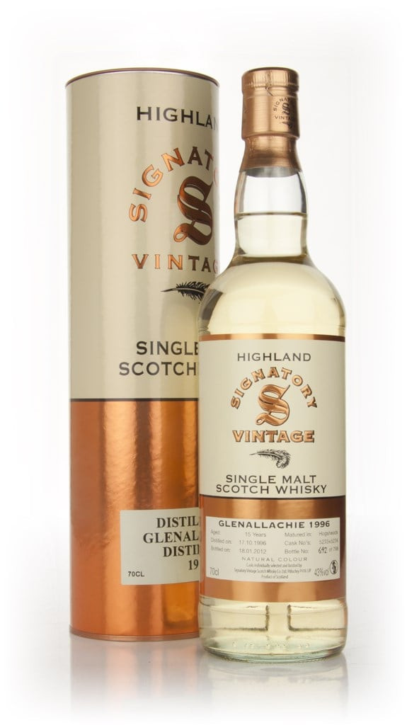 Glenallachie 15 Year Old 1996 (Signatory) 70cl