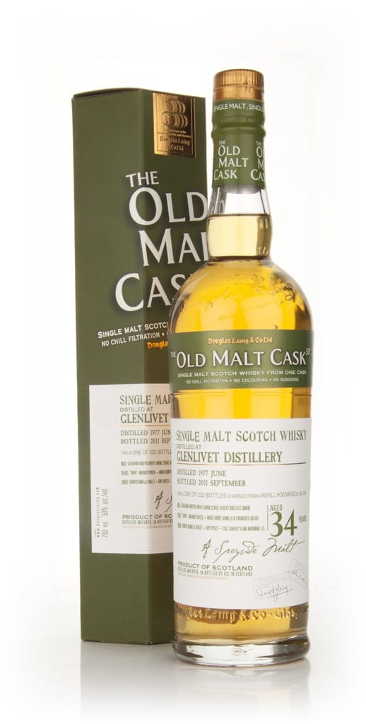 Glenlivet 34 Year Old 1977 - Old Malt Cask (Douglas Laing) 70cl
