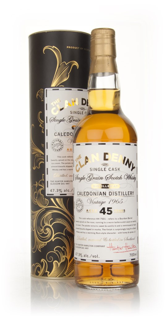 CLAN DENNY 45年 シングルカスクウイスキー　未開栓　希少 Caledonian 45 Year Old 1965 - The Clan Denny (Douglas Laing) 70cl