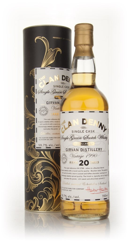 Girvan 20 Year Old 1990 - The Clan Denny (Douglas Laing) 70cl