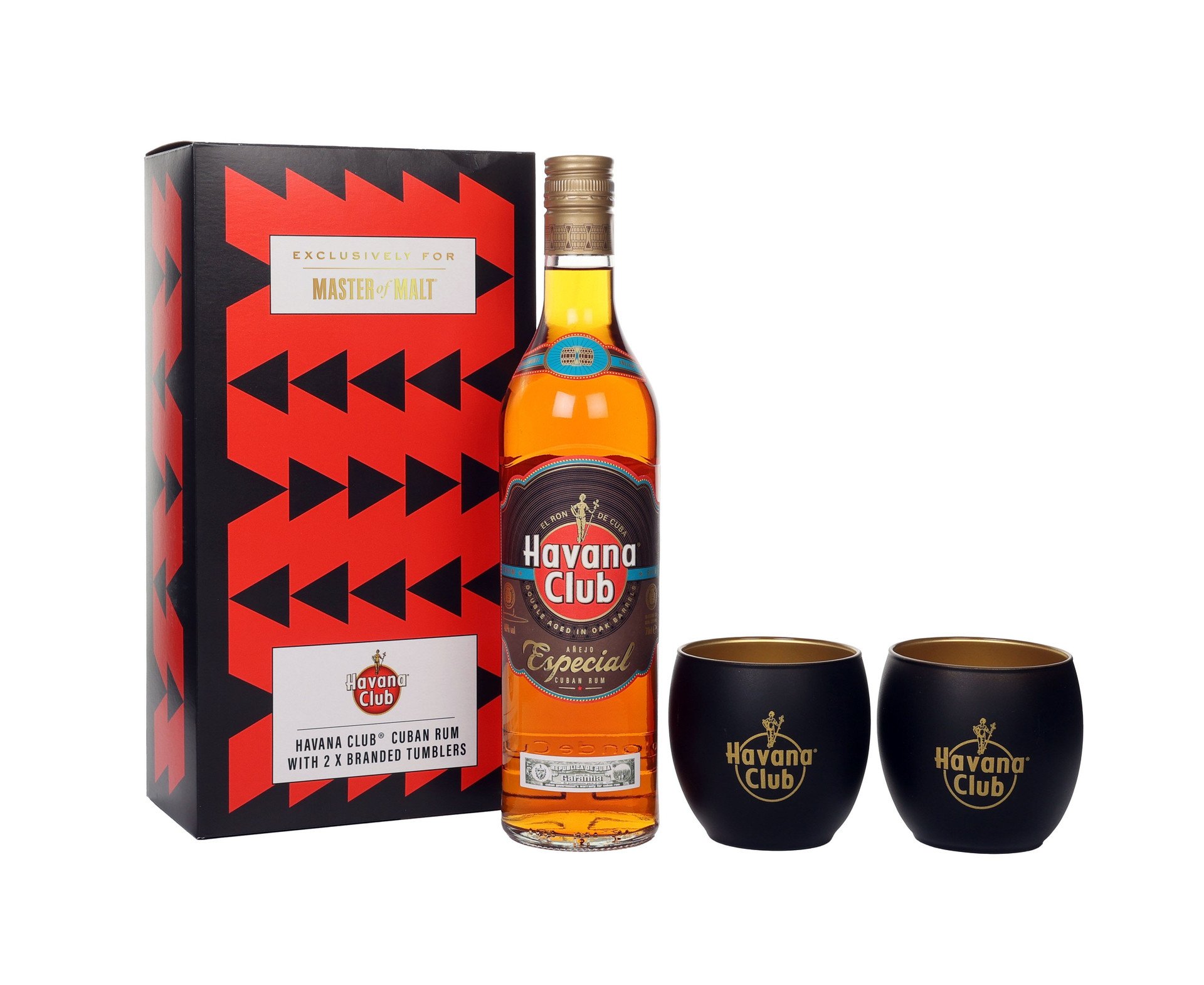 Havana Club Gift Set with 2x Tumblers 70cl