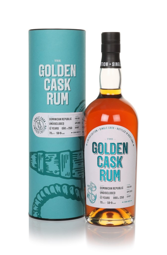 Dominican Republic 12 Year Old 2011 (cask CR007) - The Golden Cask Rum (House of Macduff) 70cl
