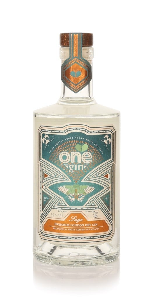 One Gin Sage London Dry Gin 70cl