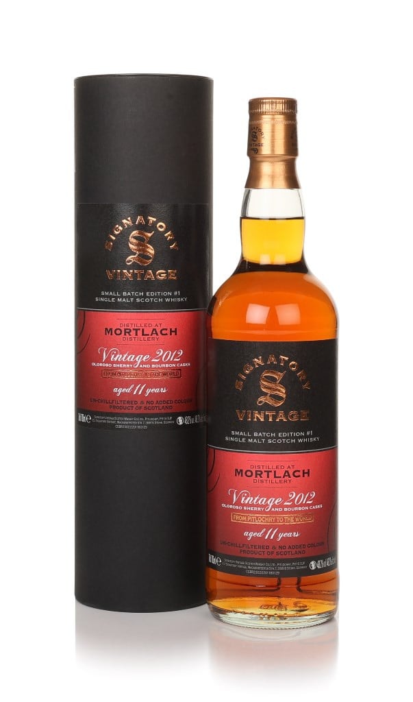 Mortlach 11 Year Old 2012 - Small Batch Edition #1 (Signatory) 70cl