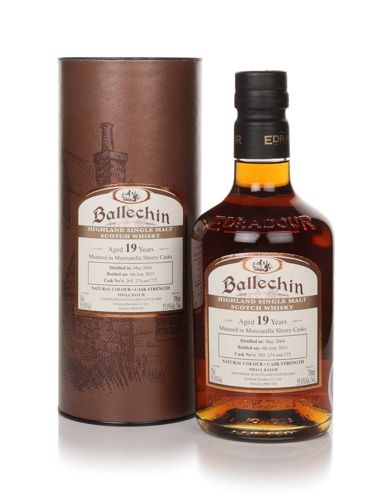 Ballechin 19 Year Old 2004 (casks 269, 274 & 275) Manzanilla Casks Small Batch 70cl