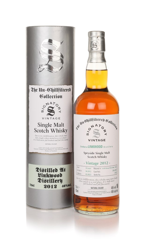 Linkwood 10 Year Old 2012 (casks 202 & 205) - Un-Chilfiltered Collection (Signatory) 70cl