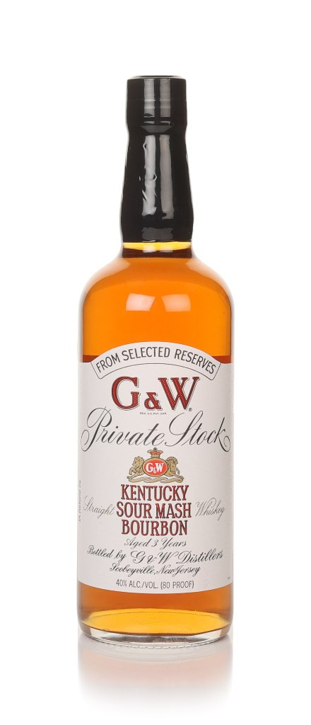 G&W Private Stock Kentucky Sour Mash Bourbon 70cl