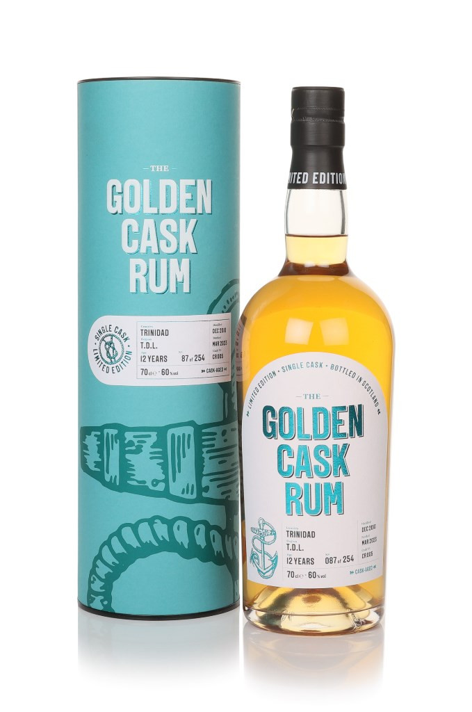 T.D.L. 12 Year Old 2010 (cask CR005) - The Golden Cask Rum (House of MacDuff) 70cl