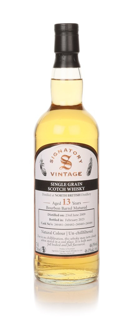North British 13 Year Old 2009 (cask 260481, 260482 & 260484) (Signatory) 70cl