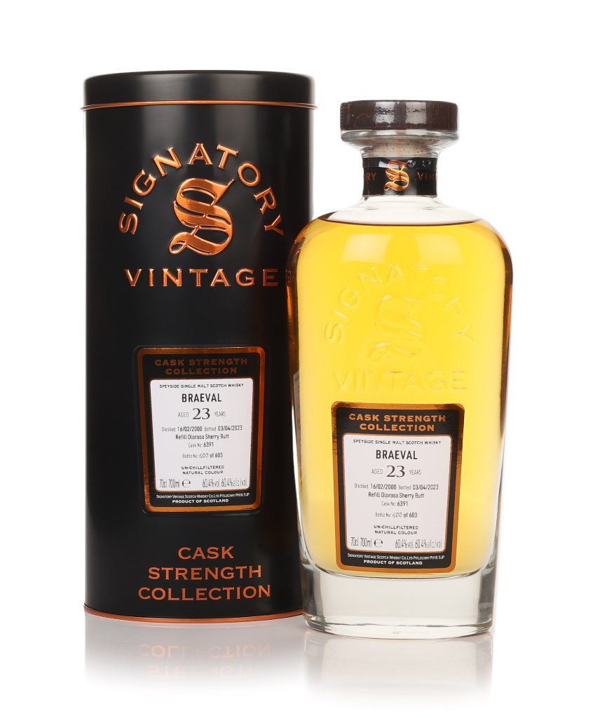 Braeval 23 Year Old 2000 (cask 6391) - Cask Strength Collection (Signatory) 70cl