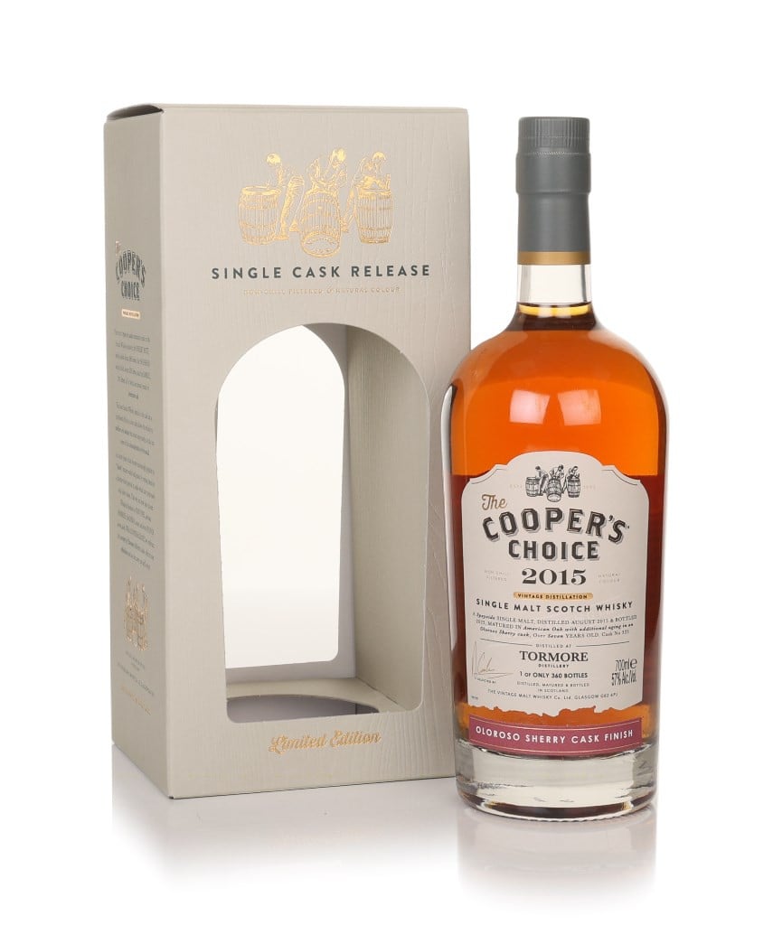 Tormore 7 Year Old 2015 (cask 325) - The Cooper's Choice (The Vintage Malt Whisky Co.) 70cl