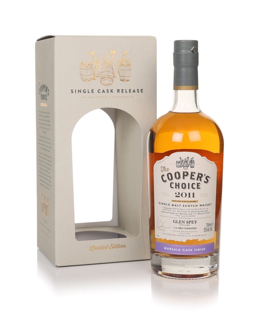 Glen Spey 11 Year Old 2011 (cask 802834) - The Cooper's Choice (The Vintage Malt Whisky Co.) 70cl