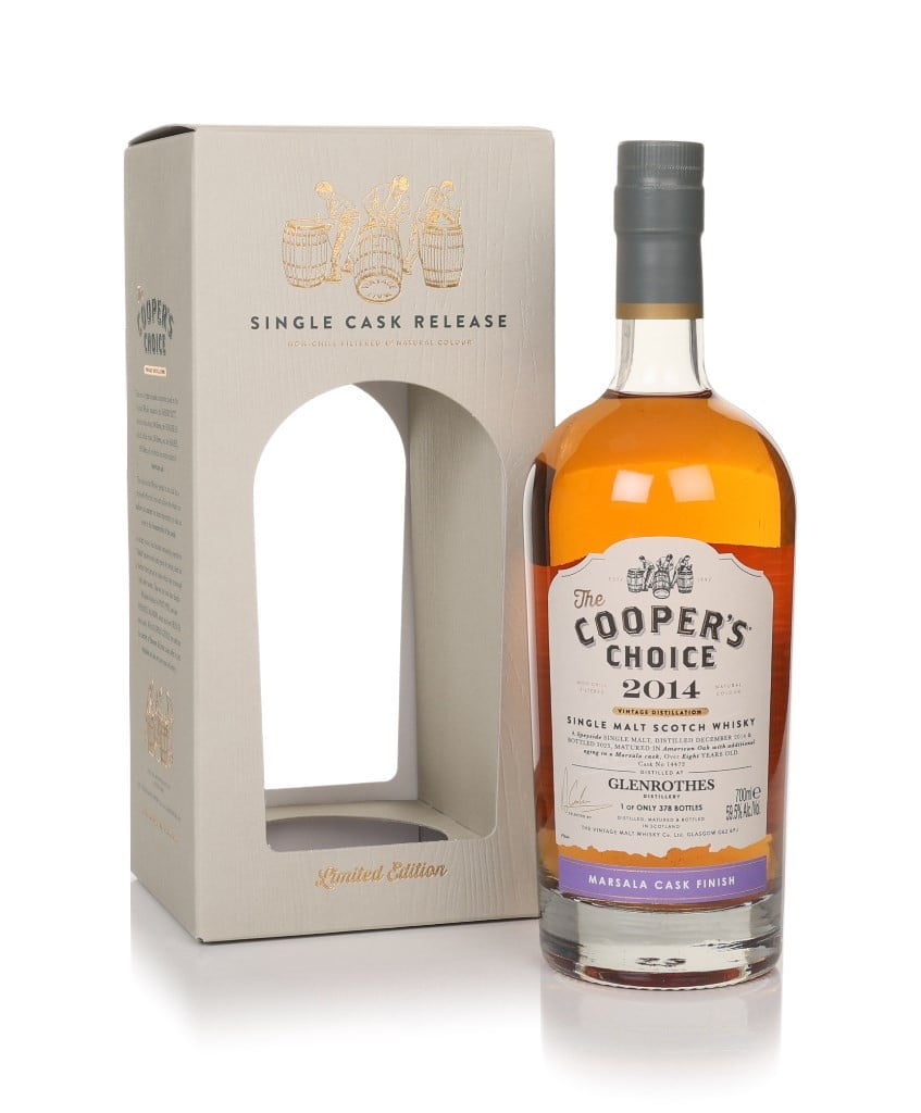 Glenrothes 8 Year Old 2014 (cask 14472) - The Cooper's Choice (The Vintage Malt Whisky Co.)
