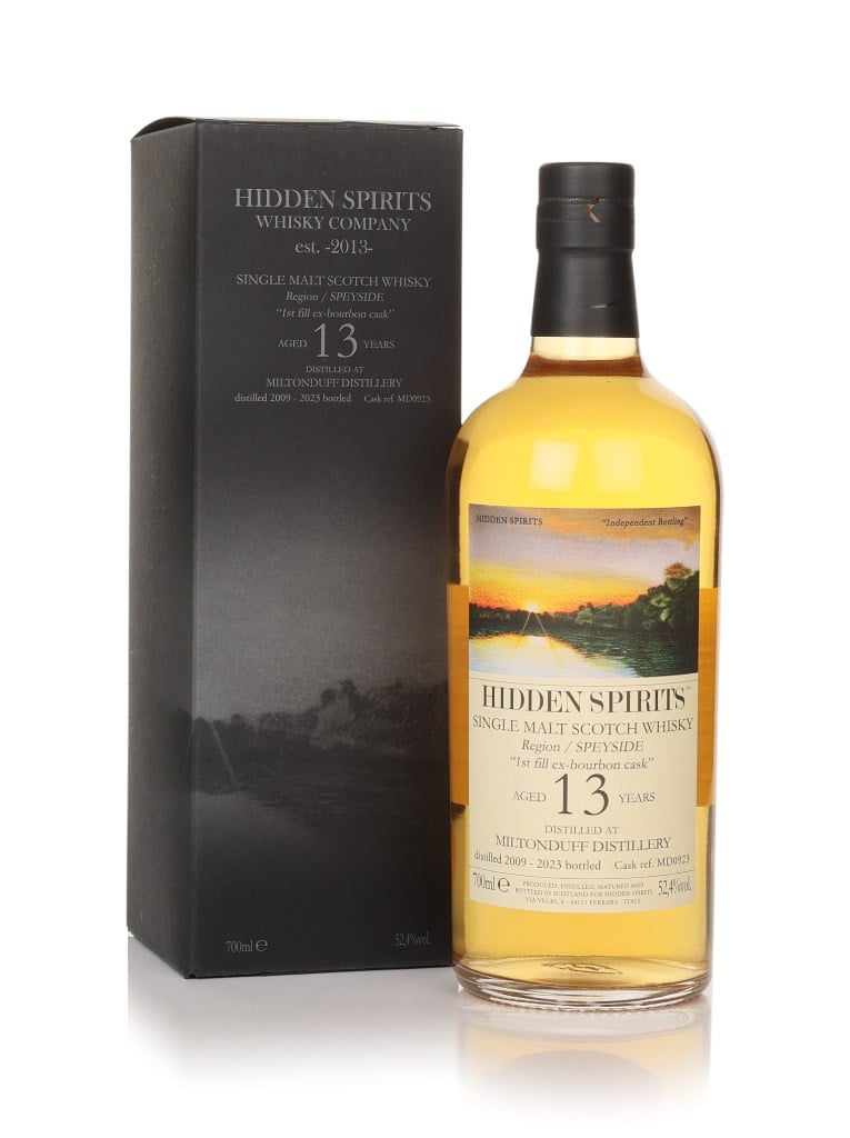Miltonduff 13 Year Old 2009 (cask MD0923) - Hidden Spirits 70cl