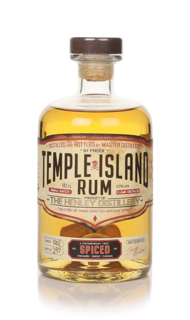 Temple Island Spiced Rum 50cl