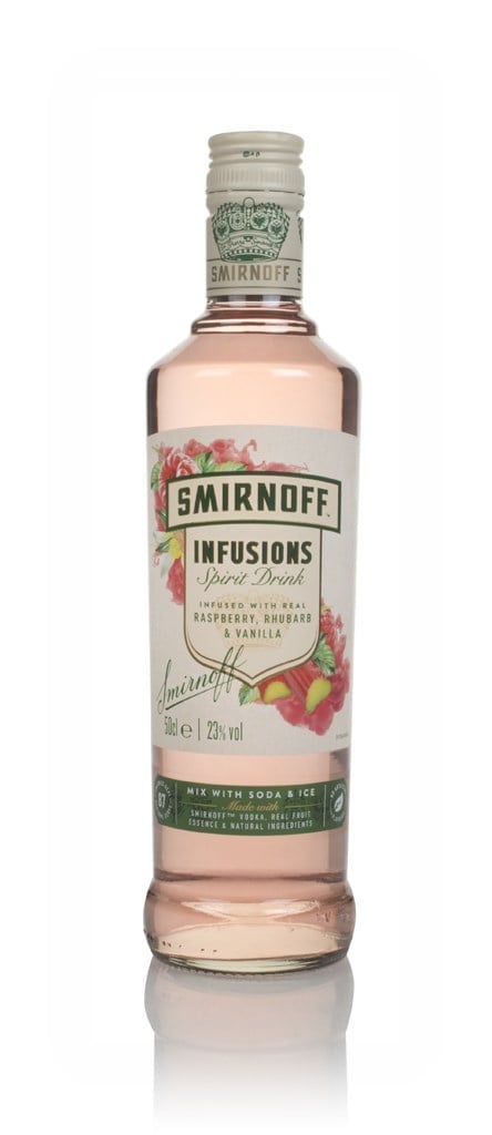 Smirnoff Infusions Raspberry, Rhubarb & Vanilla 50cl