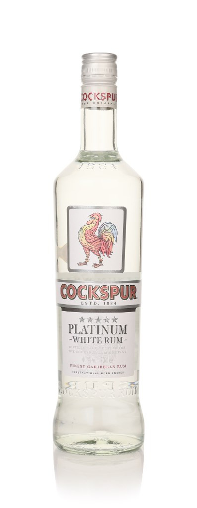 Cockspur Platinum White Rum (40%) 70cl