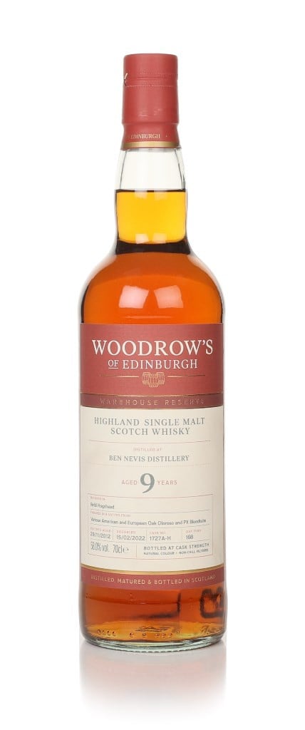 Ben Nevis 9 Year Old 2012 (cask 1727A-H) - Woodrow's of Edinburgh 70cl