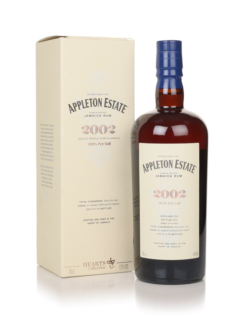 Appleton Estate 20 Year Old 2002 - Hearts Collection 70cl
