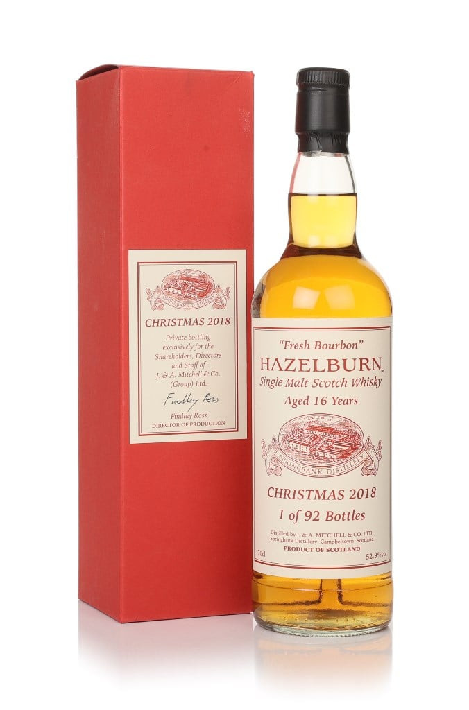 Hazelburn 16 Year Old Christmas 2018 - Fresh Bourbon 70cl