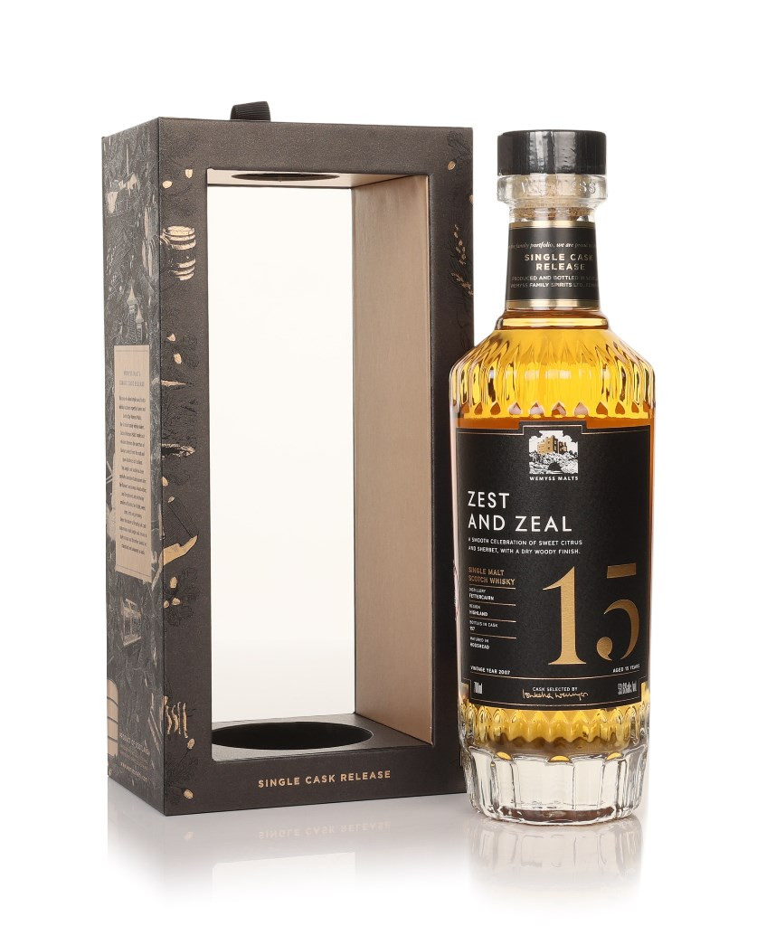 Zest And Zeal 15 Year Old 2007 - Wemyss Malts (Fettercairn) 70cl